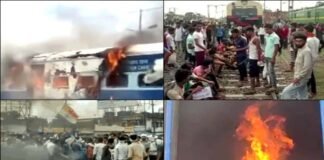 कई जिलों में हिंसा जारी : सेना में अग्निपथ स्कीम को लेकर बिहार से निकली विरोध की चिंगारी 6 राज्यों में फैली Agneepath-scheme