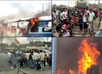 कई जिलों में हिंसा जारी : सेना में अग्निपथ स्कीम को लेकर बिहार से निकली विरोध की चिंगारी 6 राज्यों में फैली Agneepath-scheme
