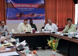 उत्तराखंड पर्यटन विकास परिषद की 22वीं बैठक में लिए गए कई महत्वपूर्ण निर्णय, पर्यटन में 94 अतिरिक्त पदों के सृजन का शासन को भेजा गया प्रस्ताव Uttarakhand Tourism Development Council