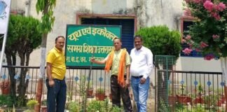 विश्व पर्यावरण दिवस पर श्रीनगर बालिका इंटर कॉलेज में लगाए गए फलदार पौधे