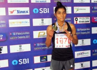 उत्तराखंड की गोल्डन गर्ल अंकिता ध्यानी ने 1500 मीटर दौड़ में जीता ब्रॉंज मेडल Ankita Dhyani of Pauri won bronze medal in 1500 meters race
