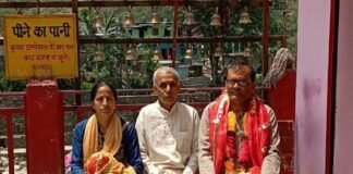 कालीमठ शुभागमन पर डॉ. चमोला का हुआ भव्य स्वागत सम्मान Dr. Chamola's grand welcome honor on Kalimath auspiciousness