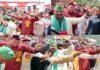 सांस्कृतिक कार्यक्रम में शामिल हुए सीएम धामी स्थानीय कलाकारों के साथ खूब झूमे