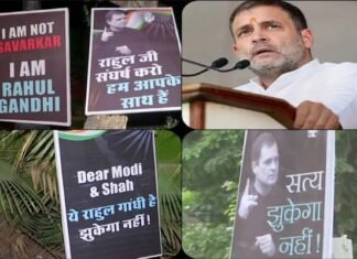 ईडी के सामने पेशी आज: ‘ये राहुल गांधी है झुकेगा नहीं’ के लगाए पोस्टर, विरोध में कांग्रेस करेगी सत्याग्रह, बढ़ी हलचल rahul-gandi-ED