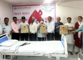 क्लेमेंट टाउन रेजिडेंट्स वेलफेयर सोसाइटी द्वारा रक्तदान शिविर का आयोजन