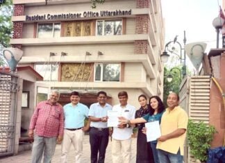 भू-कानून संघर्ष समिति ने उत्तराखंड में कठोर भू कानून लागू करने सहित विभिन्न मांगों को लेकर दिल्ली में स्थानीय आयुक्त को सौंपा ज्ञापन uttarakhand bhoo-kanoon sangharsh samiti