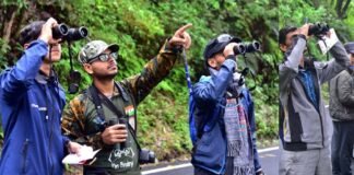 पौड़ी गढ़वाल: बर्ड वांचिंग प्रशिक्षण के दौरान बुआखाल-पौड़ी फॉरेस्ट रूट पर छात्रों ने की बर्ड वाचिंग Bird watching training pauri