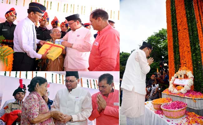CM-Dhami-pays-tribute-to-Ka Chief Minister Dhami pays tribute to Kargil martyrs on Kargil Vijay Diwas