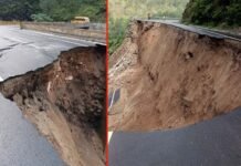 फंसे तीर्थयात्री : भारी बारिश में चमोली राष्ट्रीय राजमार्ग का बड़ा हिस्सा ढह गया, मैदानों में भी बुरा हाल Chamoli National Highway collapsed in heavy rain