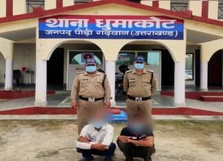 पौड़ी गढ़वाल: दो युवकों ने अपने ही गाँव की नाबालिग छात्रा को बनाया हवस का शिकार, पुलिस ने 12 घण्टे के भीतर किया गिरफ्तार Gang rape in Dhumkot area