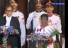 द्रौपदी मुर्मू बनीं देश की 15वीं राष्ट्रपति, CJI ने दिलाई शपथ, 25 जुलाई को राष्ट्रपति पद की शपथ लेने की शुरुआत 45 वर्ष पहले हुई, मुर्मू ने भी निभाई परंपरा Draupadi Murmu was sworn in by the CJI as the President of India