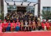 नॉलेज पार्क में आयोजित दीक्षांत समारोह में छात्रों को दी गई डिग्री, अतिथियों के नाम से पौधरोपण का संकल्प convocation at I Business Institute