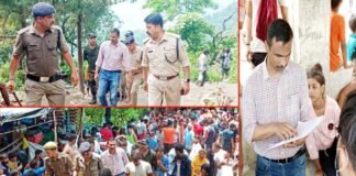 पौड़ी डीएम डॉ. जोगदण्डे ने कांवड़ियों के साथ 12 किमी पैदल चलकर लिया व्यवस्थाओं का जायजा Pauri DM took stock of the arrangements by walking 12 km with the Kanwariyas