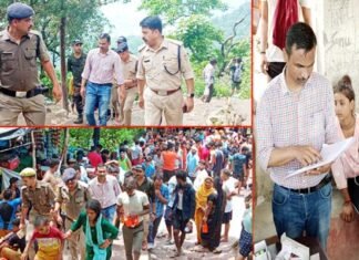 पौड़ी डीएम डॉ. जोगदण्डे ने कांवड़ियों के साथ 12 किमी पैदल चलकर लिया व्यवस्थाओं का जायजा Pauri DM took stock of the arrangements by walking 12 km with the Kanwariyas