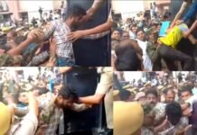 उदयपुर हत्याकांड के कातिलों पर फूटा गुस्सा : जयपुर में NIA कोर्ट के बाहर गुस्साए लोगों ने पुलिस के सामने ही कन्हैयालाल के हत्यारों की जमकर धुनाई, देखें वीडियो killers of Udaipur massacre