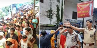 कांवड़ यात्रा के दौरान आंतकी खतरे की आशंका के मद्देनजर जनपद पुलिस नें बढाई नीलकंठ मंदिर की सुरक्षा व्यवस्था