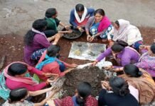 बीज बम अभियान: टिहरी गढ़वाल में महिलाओं, बच्चों व युवाओ ने मिल कर तैयार किये 5000 से ज्यादा बीज बम Women prepared more than 5000 seed bombs in Tehri