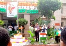 जिला अस्पताल नोएडा में धूमधाम से मनाया गया 76वां स्वतंत्रता दिवस