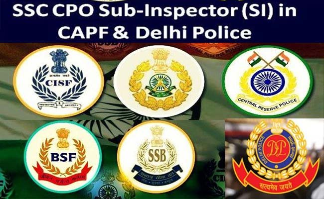 SSC SI DELHI POLICE JOB SARKARI RESULT दिल्ली पुलिस और CAPF में सब  इंस्पेक्टर 4187 पदों पर भर्ती - MANTRALAYA JOB