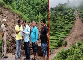 श्रीनगर गढ़वाल: बादल फटने से खिर्सू ब्लॉक के दो गांवों में भारी नुकसान, 70 से 80 खेत हुए जम्मींदोज Heavy damage in two villages of Khirsu block due to cloudburst
