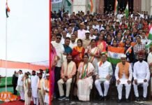 मुख्यमंत्री धामी ने गैरसैंण विधानसभा में फहराया तिरंगा, कई विकास योजनाओं की घोषणाएं कीं, बोले भ्रष्टाचार को कतई बर्दाश्त नहीं किया जाएगा CM Dhami hoisted flag in Gairsain