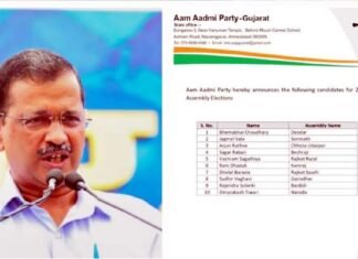 गुजरात विधानसभा चुनाव अभी दूर: सीएम अरविंद केजरीवाल ने आज अपने 10 उम्मीदवारों की पहली लिस्ट भी जारी कर दी aap candidates for Gujrat elections