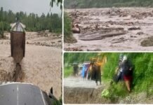 उत्तराखंड में बारिश का कहर, देहरादून के रायपुर में देर रात बादल फटने से मचाई तबाही, सौंग नदी पर बना पुल टूटा cloud-bursts-in-Raipurl-Dehradun