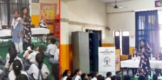 रोटरी क्लब ऑफ वैशाली द्वारा 200 छात्र-छात्राओं को गुड टच बैड टच को लेकर किया गया जागरूक 200 students were made aware about good touch bad touch by Rotary Club of Vaishali