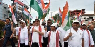 सीएम धामी ने गांधी पार्क देहरादून में हर घर तिरंगा कार्यक्रम के तहत आयोजित रैली में किया प्रतिभाग CM Dhami participated in Har Ghar tiranga rally in Gandhi Park Dehradun