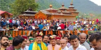 जौनसार-बावर के महासू देवता मंदिर में दो दिवसीय जागड़ा मेले का शुभारंभ, कैबिनेट मंत्री सतपाल महाराज ने की शिरकत, हजारों श्रद्धालुओं ने किये देवदर्शन
