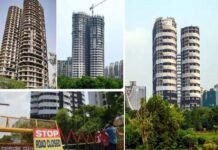 जमींदोज की तैयारी शुरू : नोएडा का ‘सुपरटेक ट्विन टावर’ अब 45 घंटे में मिट जाएगा नामोनिशान, वीडियोग्राफी पर लगी रोक noida twin towers demolition