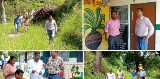 पहचान पत्र को आधार से जोड़ने का अभियान : पौड़ी डीएम ने 8 किमी पैदल चलकर विभिन्न बूथों का किया निरीक्षण’’