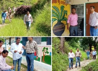 पहचान पत्र को आधार से जोड़ने का अभियान : पौड़ी डीएम ने 8 किमी पैदल चलकर विभिन्न बूथों का किया निरीक्षण’’