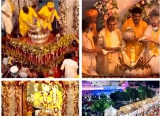 कान्हा के जन्म लेते ही जश्न में डूबी मथुरा नगरी, नंद के आनंद भयो जय कन्हैया लाल की जयकारों से गूंज उठा मथुरा-वृंदावन shrikrishna janmsthali mathura