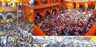 कृष्ण जन्माष्टमी पर मथुरा के बांके बिहारी मंदिर में भगदड़ मचने से दो श्रद्धालुओं की मौत, मंगला आरती के दौरान हुआ हादसा Banke-Bihari-temple-Mathura