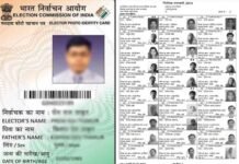 युवाओं के लिए अच्छी खबर: अब वोटर लिस्ट में नाम जुड़वाने के लिए साल में मिलेंगे चार मौंके, 17 प्लस के युवा एडवांस कर सकेंगे आवेदन voter-ID-card-format