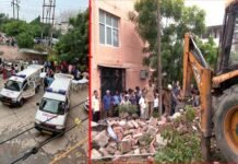 दुखद: नोएडा के सेक्टर-21 में निर्माणाधीन दीवार गिरने से 4 लोगों की मौत, 9 घायल Wall Collapsed in Noida sector 21