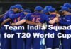 T20 World Cup 2022 : टी-20 वर्ल्ड कप के लिए टीम इंडिया का ऐलान, देखें किसको मिली जगह कौन हुआ बाहर? Team India Squad for T20 World Cup
