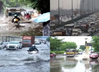 भारी बारिश से दिल्ली-एनसीआर सहित उत्तर भारत में कई शहर जलमग्न, मैदान से लेकर पहाड़ तक जनजीवन हुआ प्रभावित heavy rain in delhi ncr