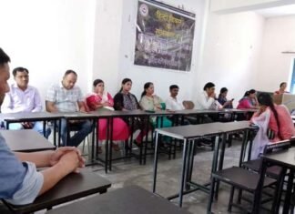हिंदी दिवस पर ओमकारानंद सरस्वती राजकीय महाविद्यालय देवप्रयाग में गोष्ठी का आयोजन