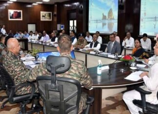 सीएम धामी की अध्यक्षता में सचिवालय में सिविल मिलिट्री लायजन कॉन्फ्रेंस की बैठक Civil Military Liaison Conference meeting