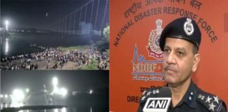 गुजरात मोरबी पुल हादसा : मृतकों की संख्या बढ़कर 141 हुई, पूरी रात चलाया गया रेस्क्यू, अभी भी कई लोग लापता