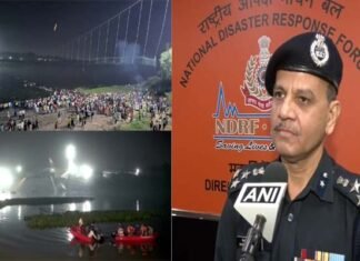 गुजरात मोरबी पुल हादसा : मृतकों की संख्या बढ़कर 141 हुई, पूरी रात चलाया गया रेस्क्यू, अभी भी कई लोग लापता