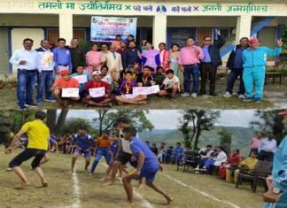 देवलगढ़ में आयोजित खेल महाकुंभ में जीआईसी देवलगढ़ और स्वीत के खिलाड़ियों का रहा दबदबा players of GIC Devalgarh and SWIT dominated the Khel Mahakumbh held in Devalgarh