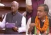 अब खड़गे बनाम थरूर में मुकाबला : कांग्रेस अध्यक्ष पद के तीसरे उम्मीदवार केएन त्रिपाठी का नामांकन रद मल्लिकार्जुन खड़गे, शशि थरूर