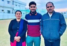 बागेश्वर के युवा क्रिकेटर नीरज का उत्तराखंड सीनियर टी-20 टीम में चयन Neeraj Rathod of Bageshwar