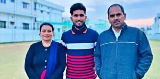 बागेश्वर के युवा क्रिकेटर नीरज का उत्तराखंड सीनियर टी-20 टीम में चयन Neeraj Rathod of Bageshwar