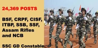 केंद्रीय अर्धसैनिक बलों में कांस्टेबल के 24 हजार से ज्यादा पदों पर निकली है भर्ती, 10वीं पास युवा कर सकते हैं आवेदन Recruitment for 24369 Constable Posts