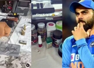 ऑस्ट्रेलिया में विराट कोहली के होटल रूम का वीडियो सोशल मीडिया पर हुआ लीक, नाराज कोहली ने लगाई लताड़, होटल ने मांगी माफी, दोषी कर्मचारी को निकाला, देखें वायरल वीडियो Virat Kohli hotel room leaked video in Australia