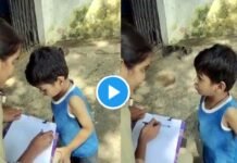 मम्मी की शिकायत लेकर पुलिस चौकी पहुंचा 3 साल का मासूम, बोला- ‘मम्मी चॉकलेट चुराती है, उनको जेल में डाल दो’, देखें वीडियो